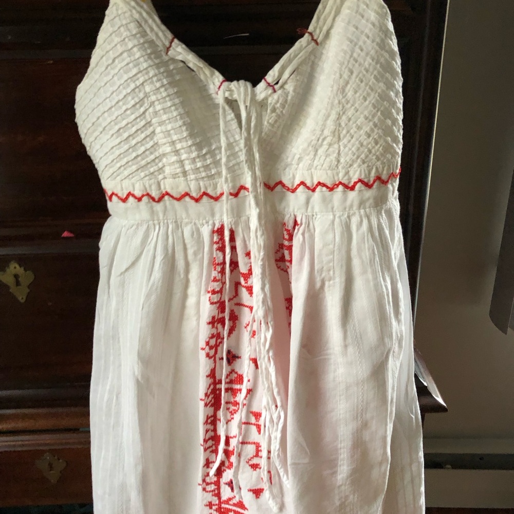 Easley Latticework Crosstitched  Strappy Dress